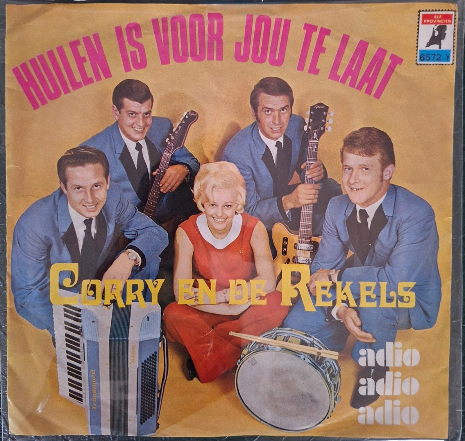 Hoesje Huilen is voor jou te laat 7", Ophalen of Verzenden