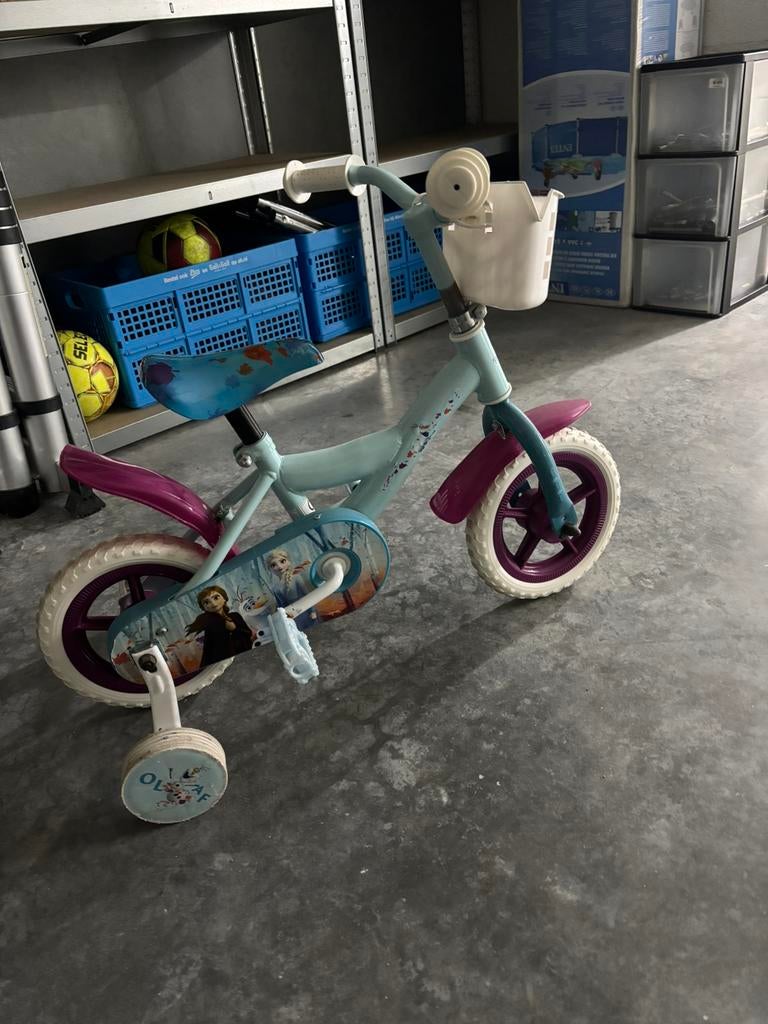 Peuterfiets met zijwielen, Fietsen en Brommers, Ophalen, Gebruikt