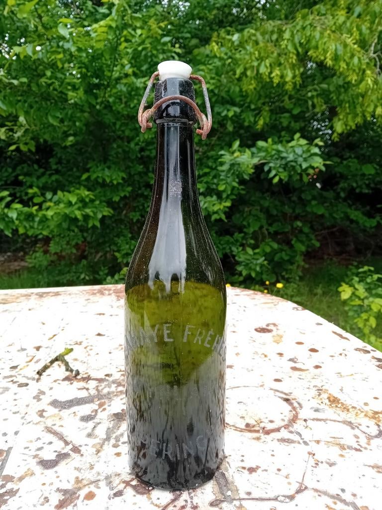Oude vintage bierfles brouwerij Lahaye Frères Poperinge, Ophalen of Verzenden