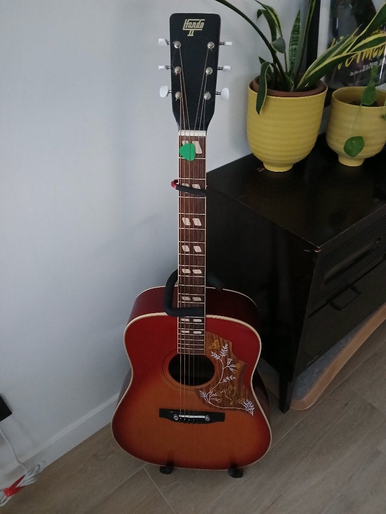 Hondo Hummingbird, Ophalen, Gebruikt, Western- of Steelstringgitaar, Met (piezo-)element