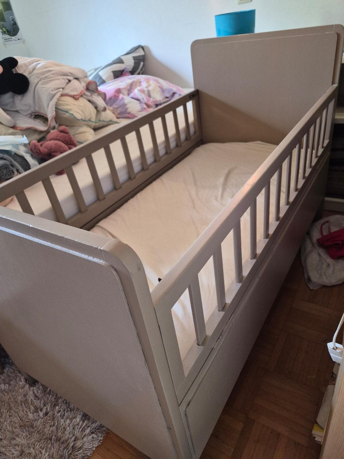 kinderbedje met nieuwe matras, Ophalen, Matras