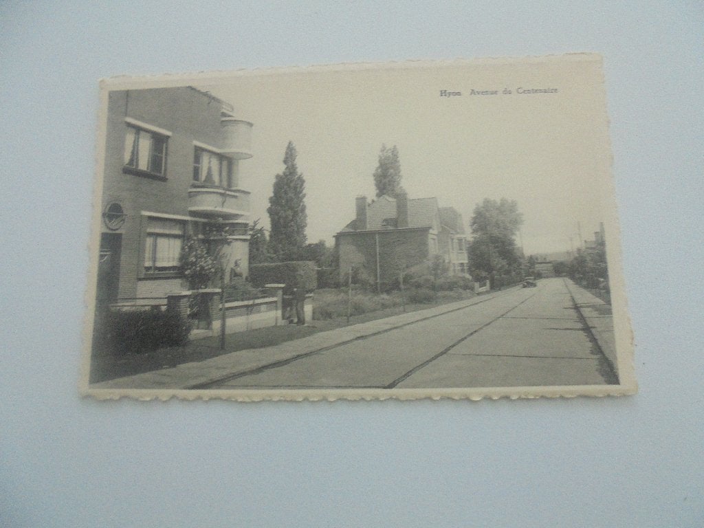 hyon- avenue de centenaire, Collections, Enlèvement ou Envoi, 1920 à 1940, Non affranchie, Hainaut