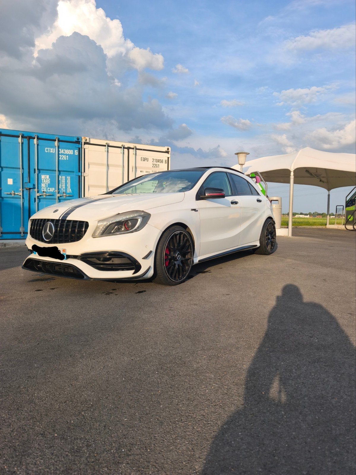 Mercedes-Benz A45 AMG édition one., Autos, Mercedes-Benz, Particulier, Classe A, Essence, Berline, Automatique, Blanc, Alcantara