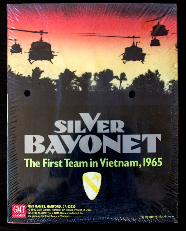 GMT Games'91-Silver Bayonet-The First Team in Vietnam, 1965, Hobby & Loisirs créatifs, Enlèvement ou Envoi, Comme neuf, Historique