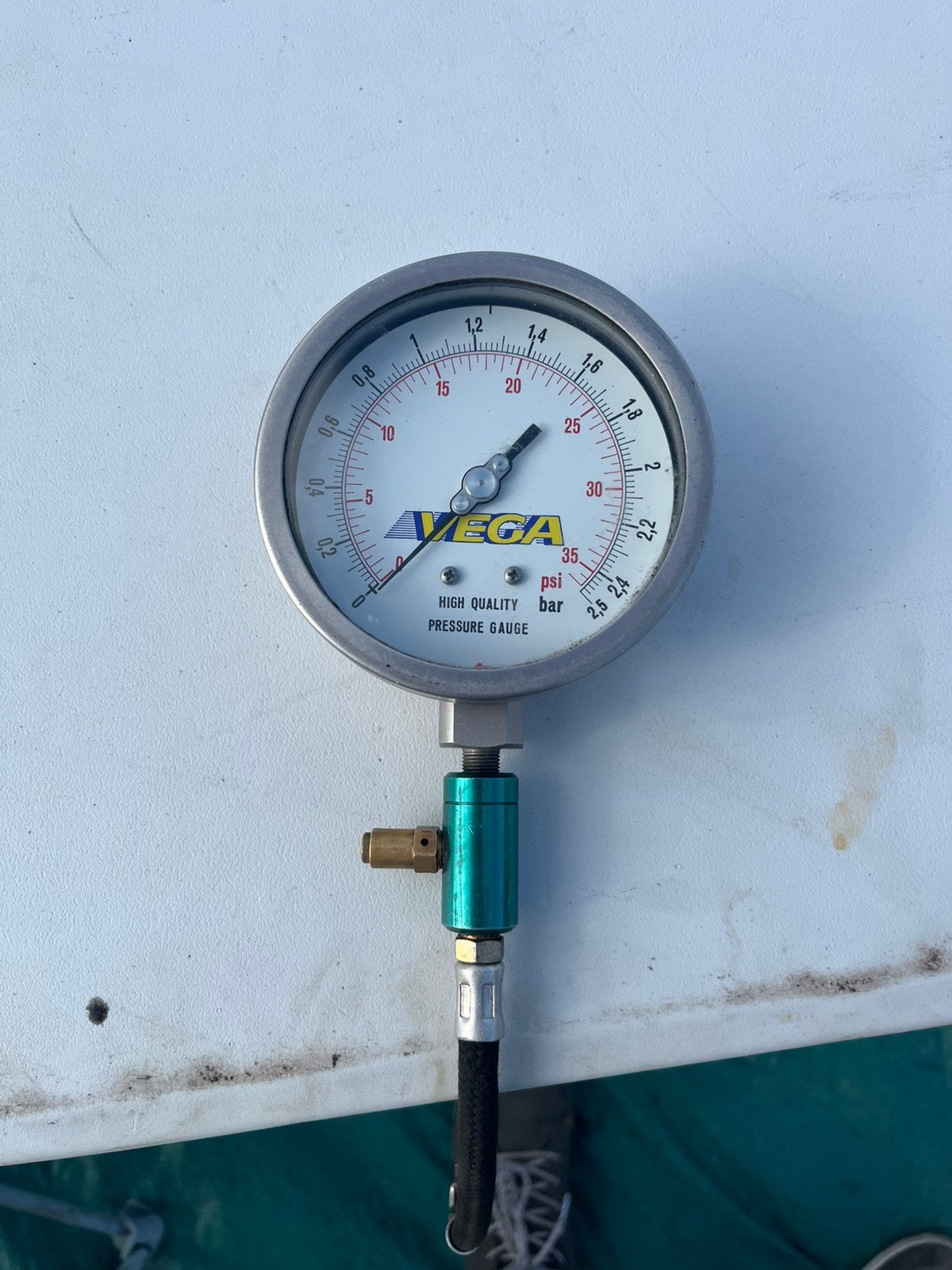 Vega bandenspanningsmeter, Sport en Fitness, Karting, Ophalen of Verzenden, Gebruikt, Onderdelen Kart