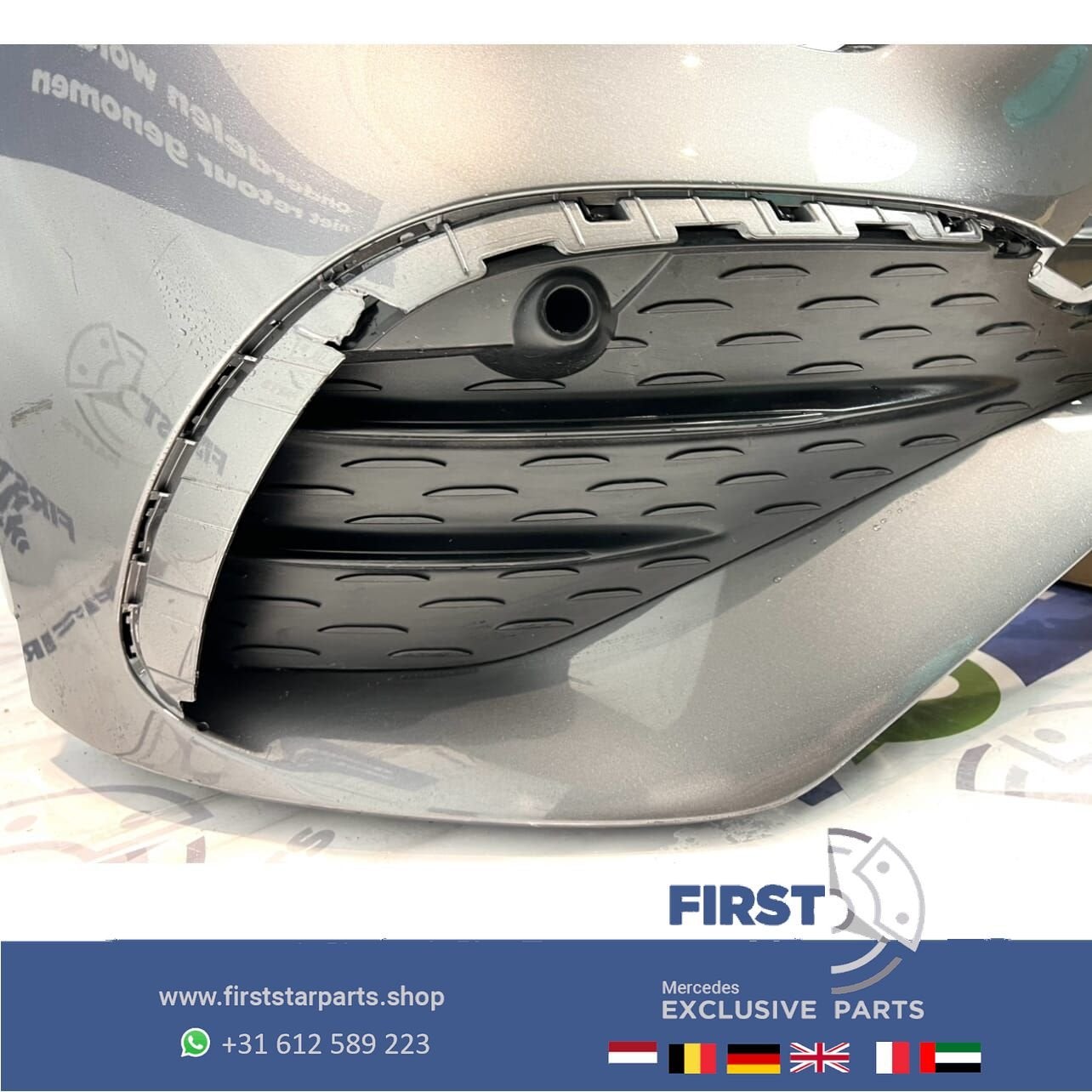 W177 A Klasse FACELIFT AMG BUMPER 2023-2026 Mercedes VOORBUM, Gebruikt, -, Voor, Ophalen of Verzenden