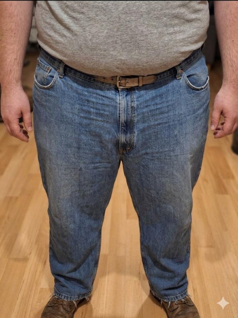 jeans levis 560 vintage bleu délavé grande taille w54 l29, Enlèvement ou Envoi, Autres tailles, Porté, Bleu
