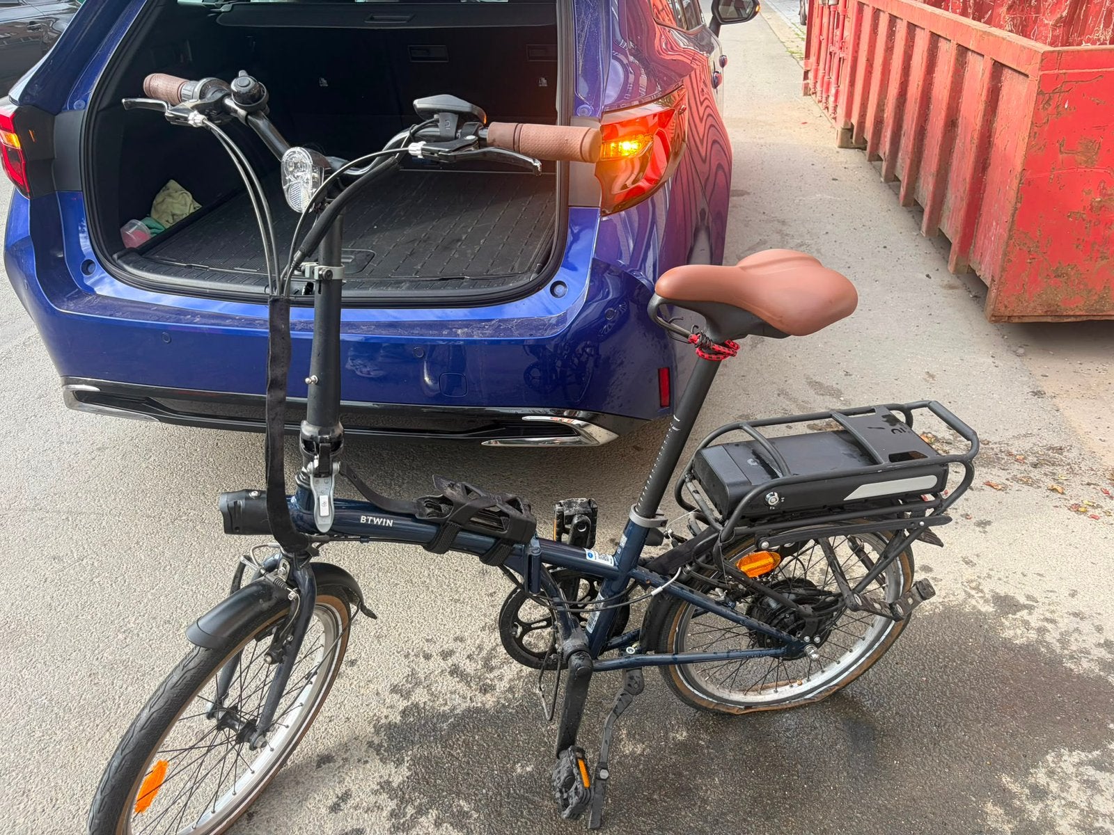 Plooifiets bijna nieuw, Fietsen en Brommers, Ophalen, Zo goed als nieuw