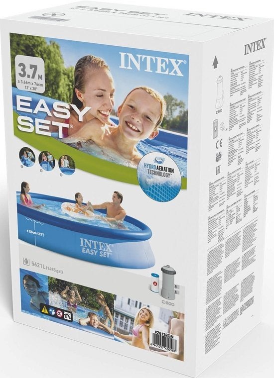 Intex zwembad met filterpomp nieuw, Ophalen