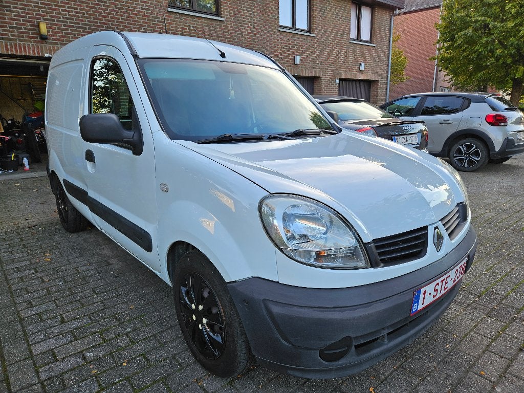 Renault Kangoo 1.5 dci lichte vracht, Auto's, Zwart, 4 cilinders, Renault, Wit