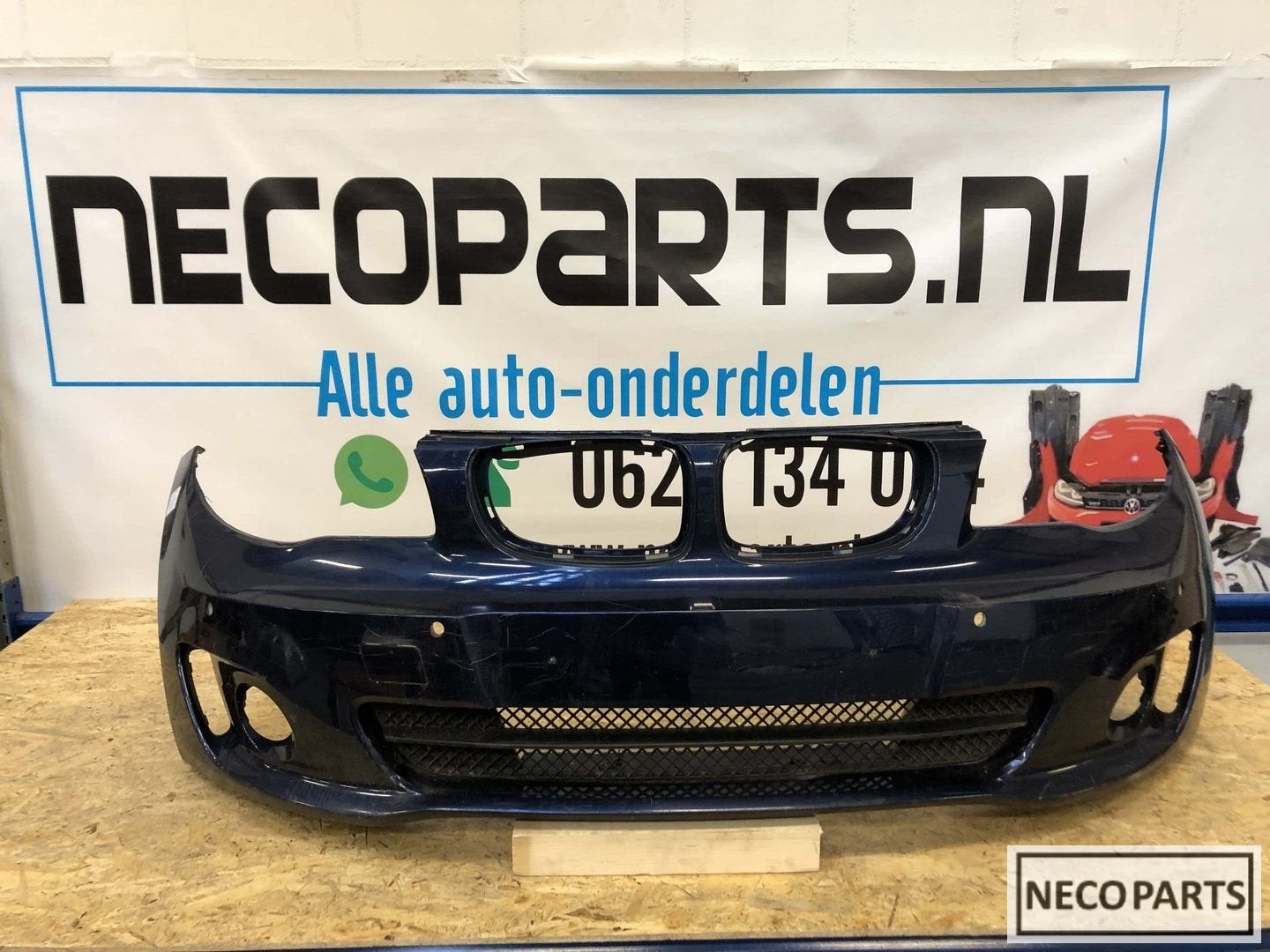 BMW 1 serie e82 e88 cabrio coupe lci voorbumper facelift, Gebruikt, -, Voor, -