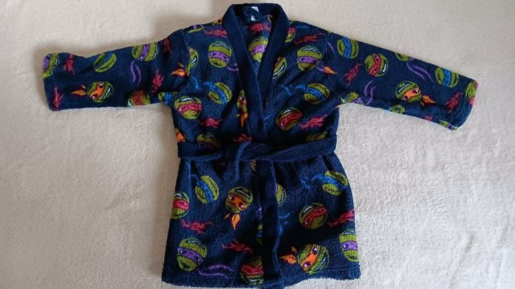Badjas Ninja Turtles Maat 92 Nickelodeon, Enfants & Bébés, Vêtements enfant | Taille 98, Enlèvement, Utilisé, Garçon