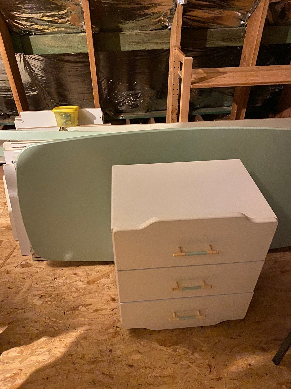 Bureau..nachtkast en kleerkast, Ophalen, Gebruikt, Kast