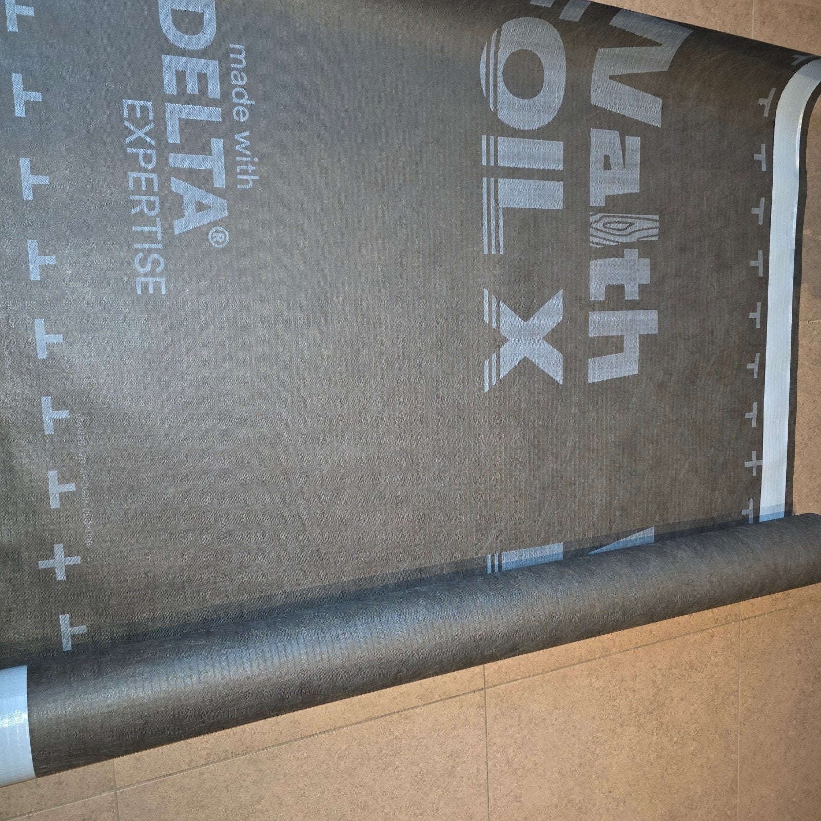 Onderdakfolie delta walth foil x, Doe-het-zelf en Bouw, Ophalen, Overige materialen, Zwart, Overige typen