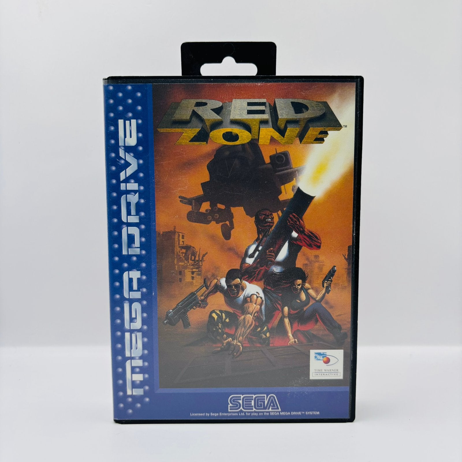 Red Zone Sega Mega Drive, Games en Spelcomputers, Shooter, Ophalen of Verzenden, Zo goed als nieuw, Mega Drive