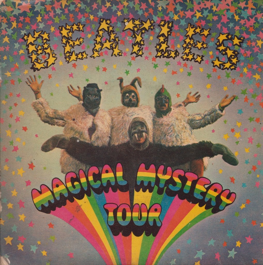 The Beatles – Magical Mystery Tour – 2 x EP - UK, Cd's en Dvd's, Vinyl Singles, Gebruikt, EP, EP, 1960 - 1969, Pop, 7 inch, Ophalen of Verzenden