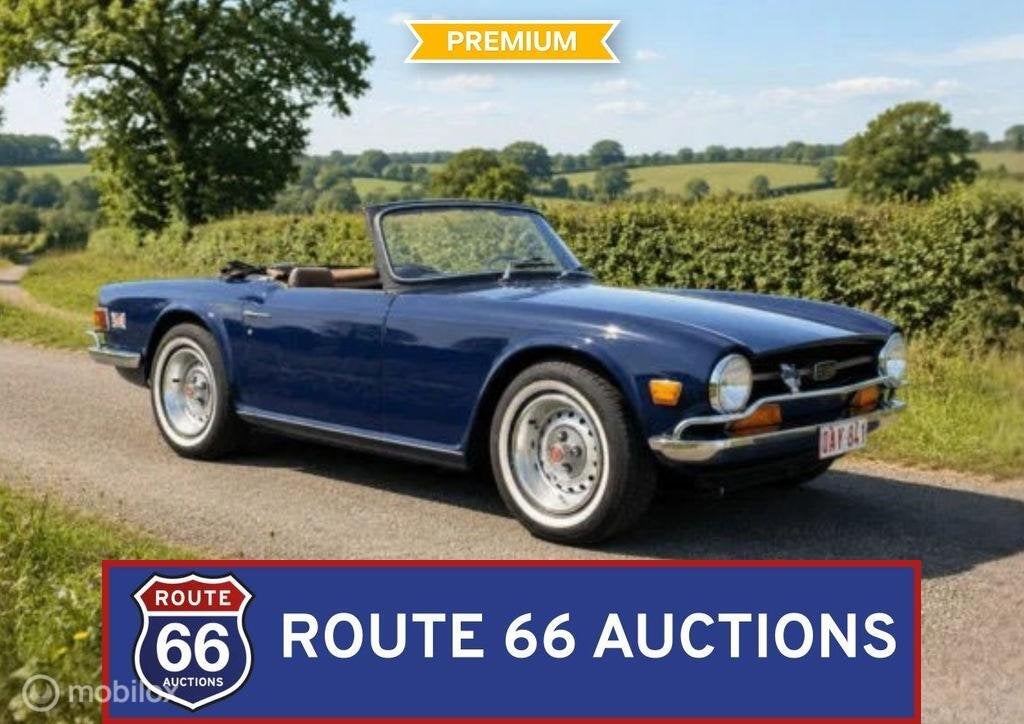 Triumph TR6 | 1970 | Route 66 Auctions, Achat, Entreprise, Boîte manuelle, Triumph