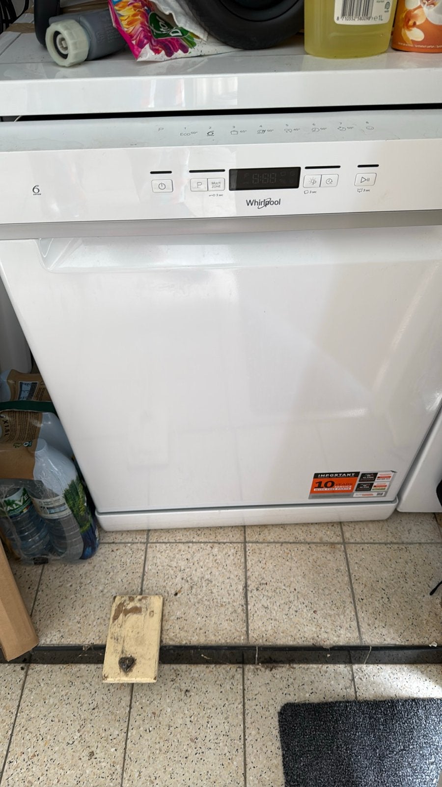 Lave-vaisselle Whirlpool WFC3C42P + 1 an de garantie, Electroménager, Neuf, 85 à 90 cm, Enlèvement, Programme éco