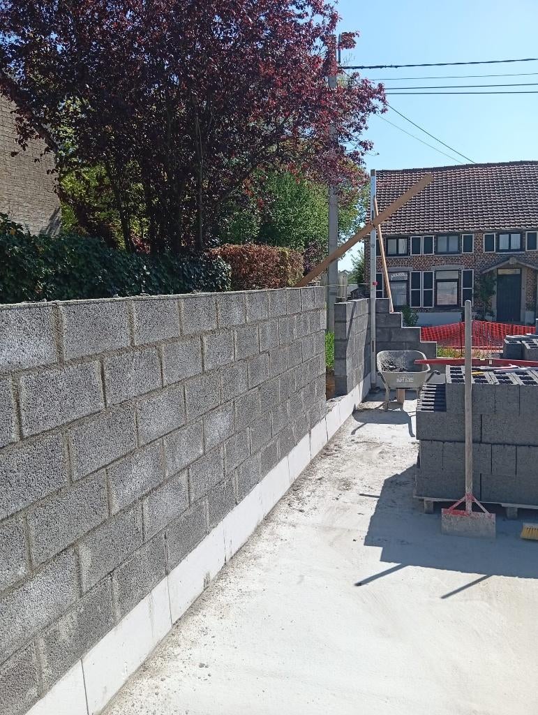 Maçonnerie et pavage, Jardin & Terrasse, Neuf, Enduite, Enlèvement, Autres types