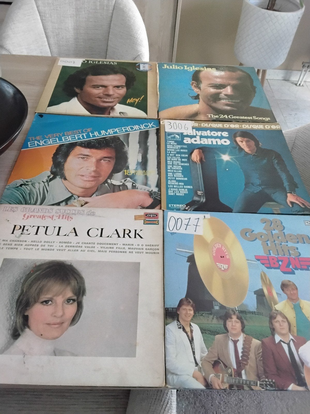 lot van verschillende elpees en singles, Cd's en Dvd's, Ophalen