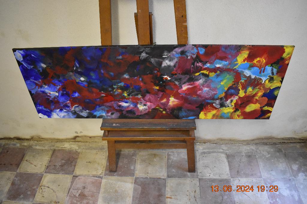 Peinture abstraite, serie no (42) par joky kamo, Enlèvement