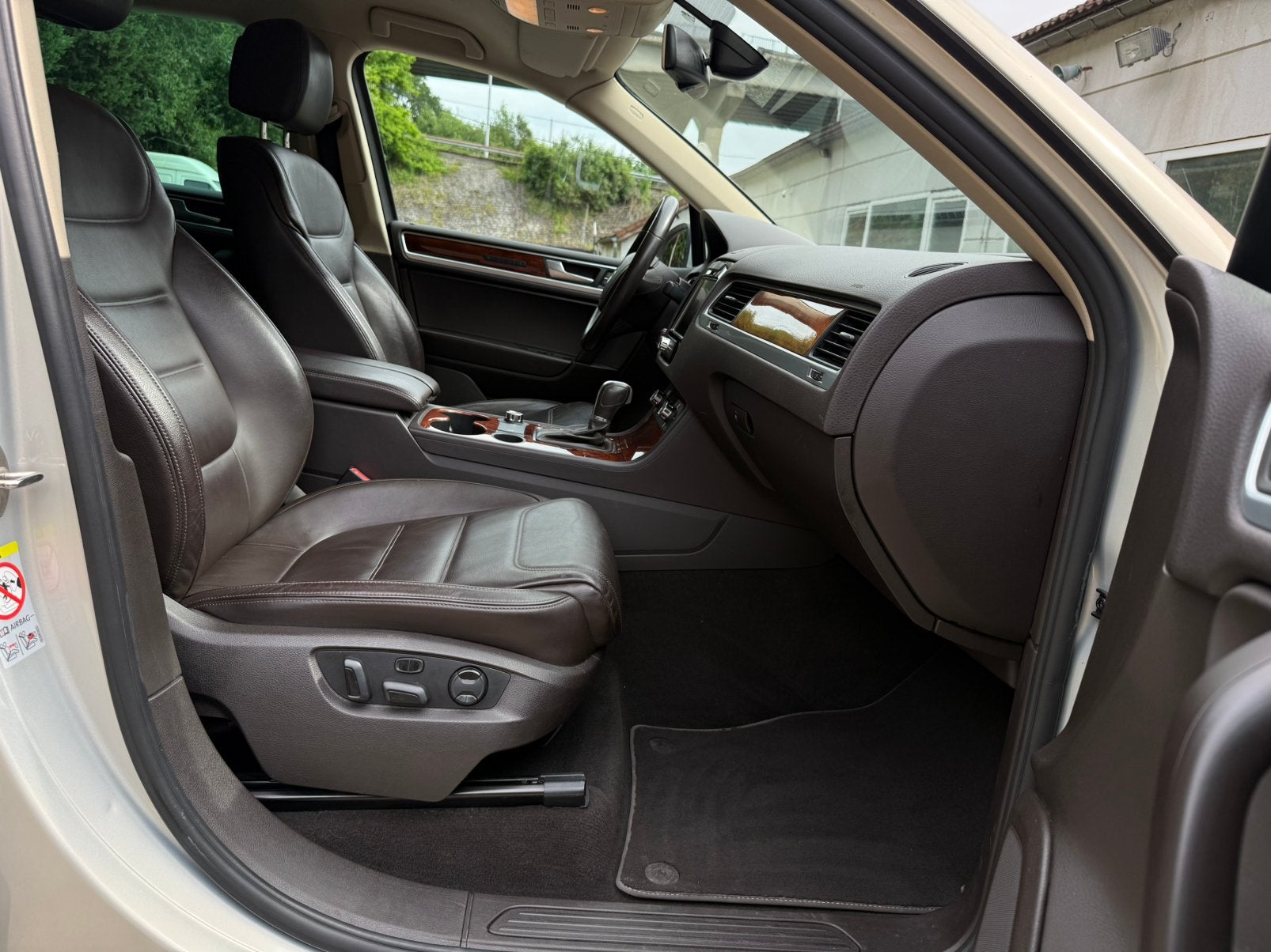 ✅Vw Touareg🔥3,0Tdi V6🔥204Ch💪Avec carnet👌Extra Full-Opt✨, Cuir, Entreprise, Entretenue par le concessionnaire, Beige