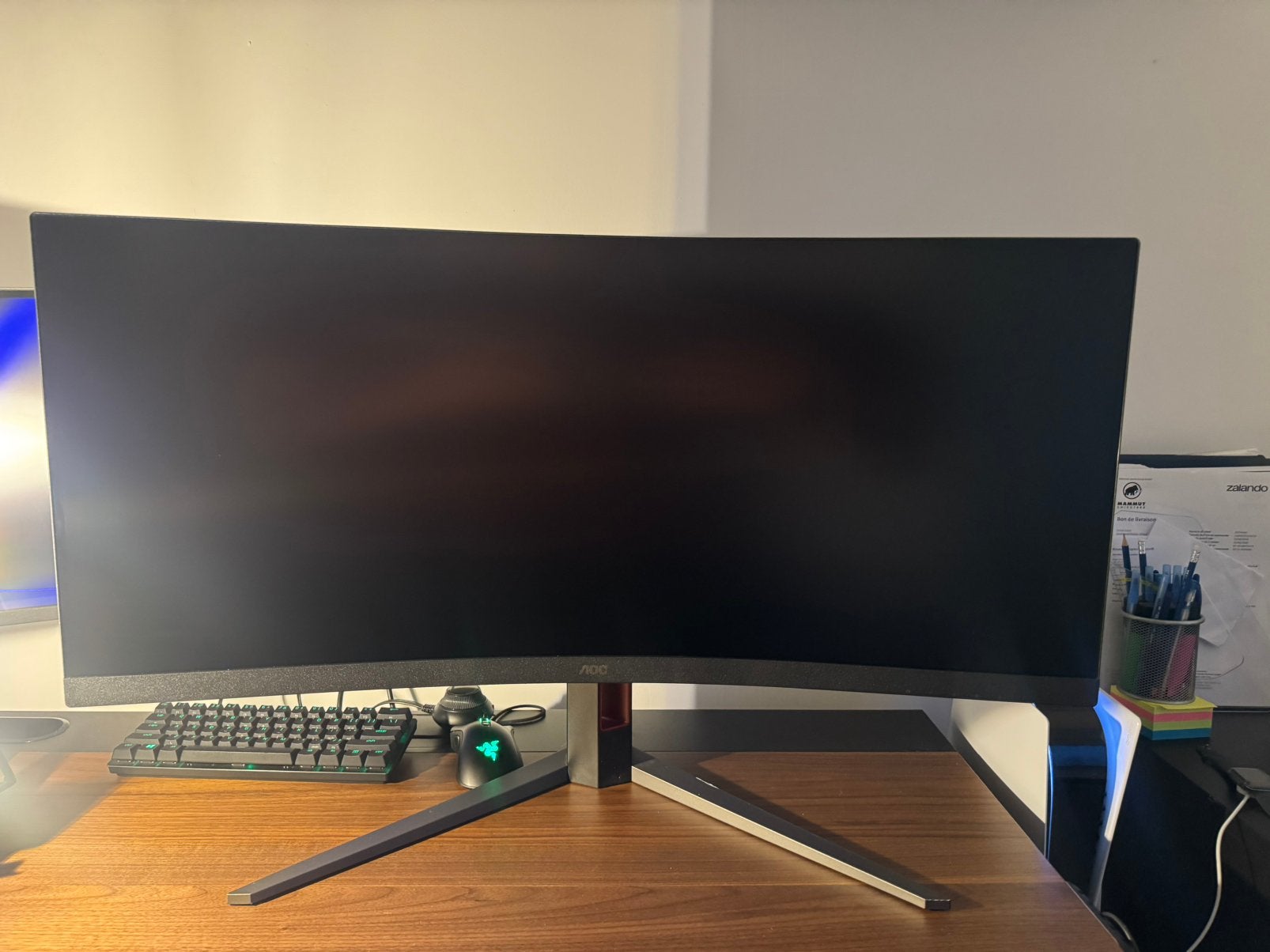 AOC Gaming CU34G4Z 34" Curved UWQHD - Met Doos & Garantie, VA, Zo goed als nieuw, DisplayPort, Ultrawide