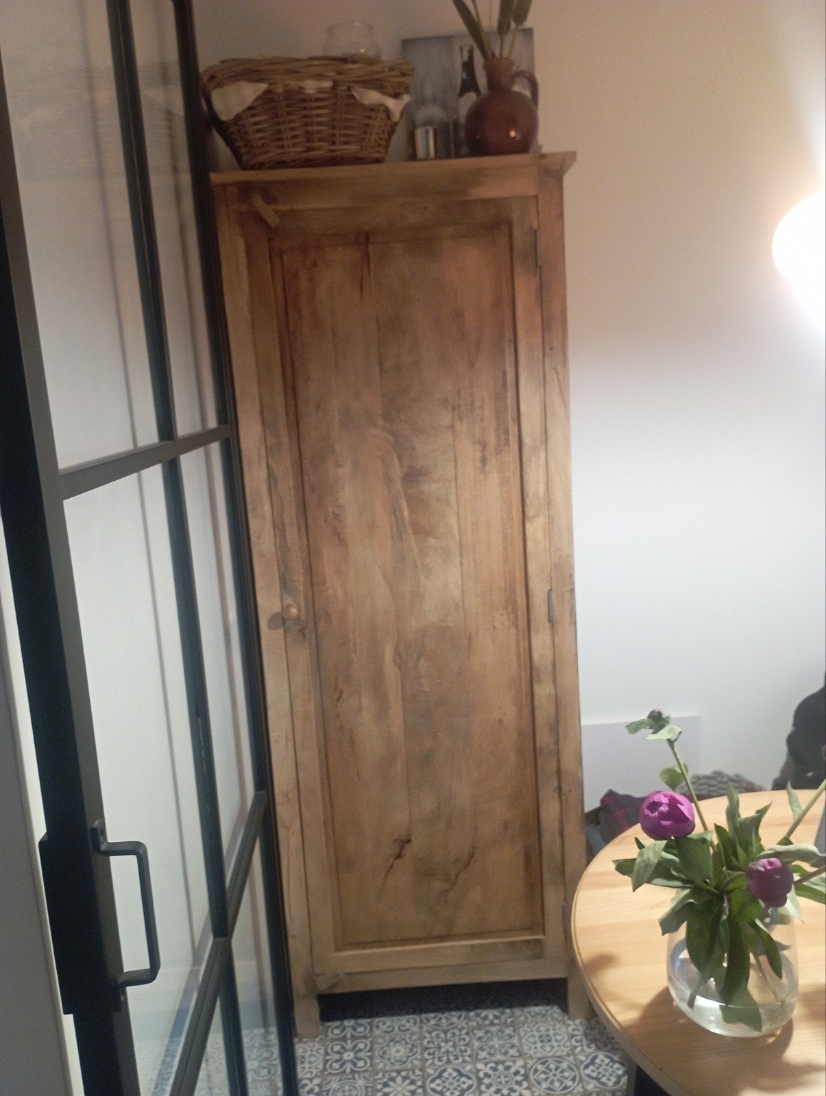 Hoge houten kast uit Weba in zeer goede staat, Enlèvement ou Envoi