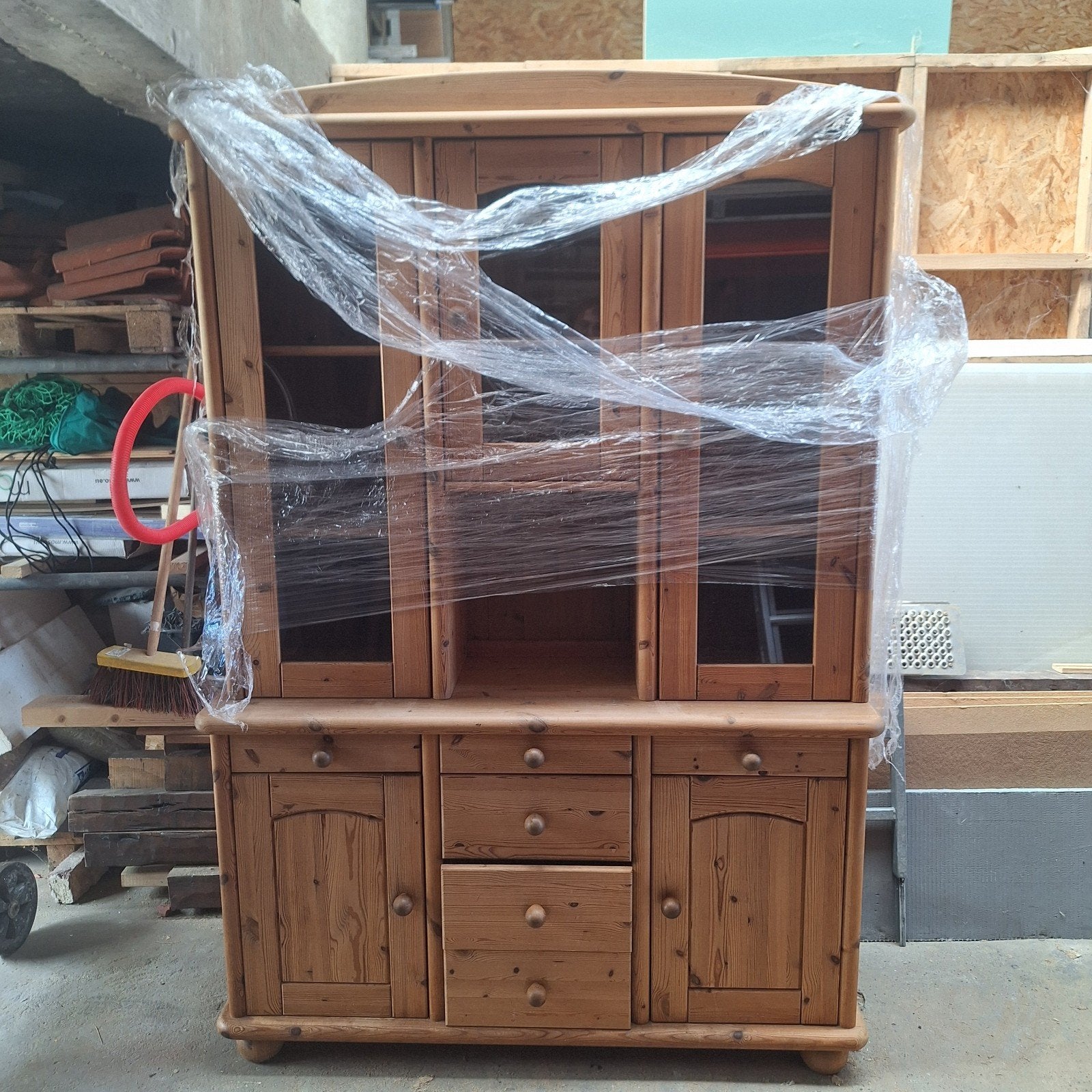 mooie houten kast, Huis en Inrichting, Ophalen, 200 cm of meer, 150 tot 200 cm, Zo goed als nieuw