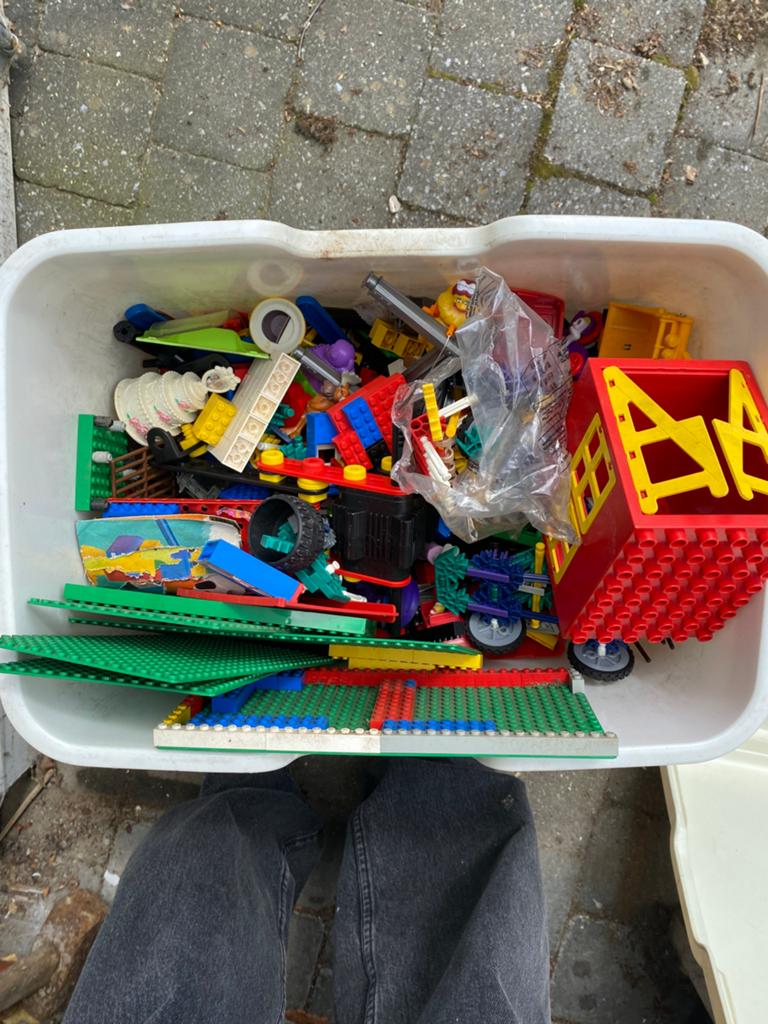 Lego, Ophalen, Gebruikt