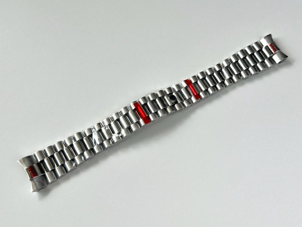 President Bracelet Horlogeband Verborgen Sluiting 20mm NIEUW, Enlèvement ou Envoi, Acier, Autres marques, Avec bracelet