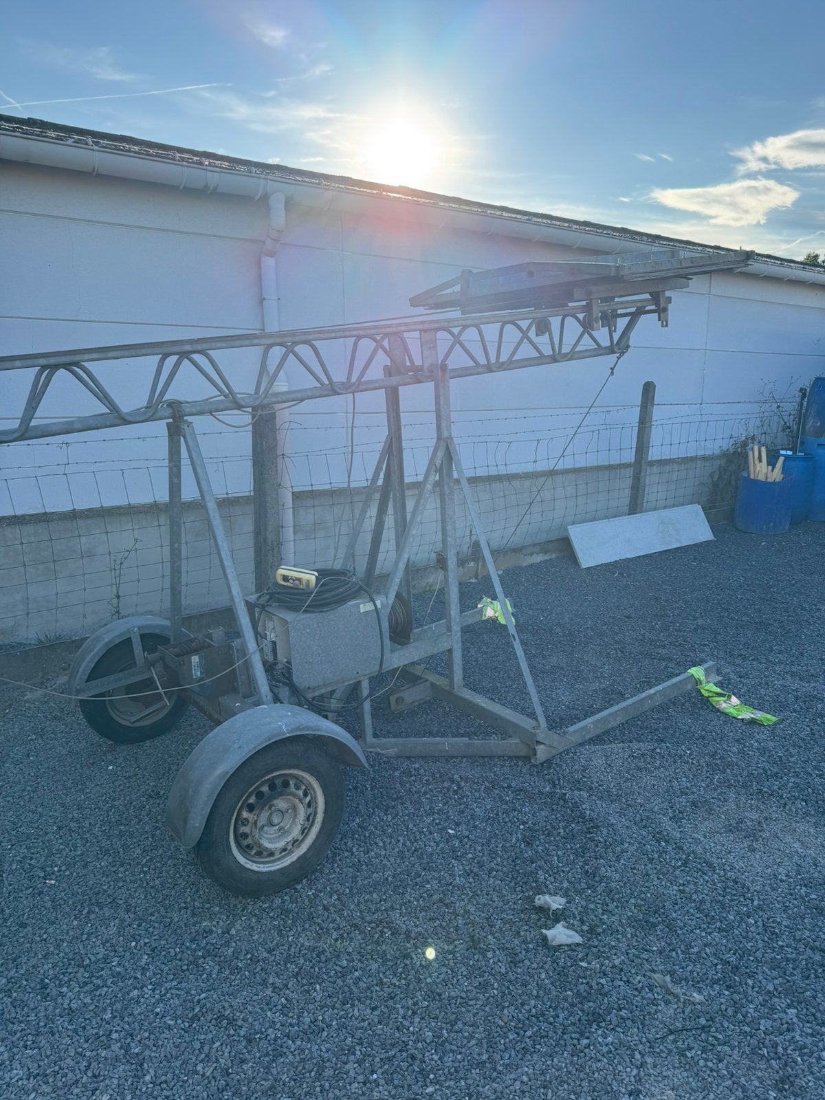 Bouwlift 220 volt, Doe-het-zelf en Bouw, Bouwliften, Ophalen, Gebruikt, Bouwlift