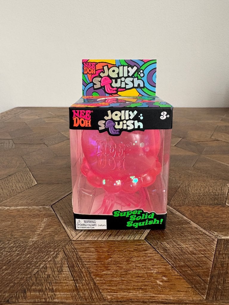 Needoh Jelly Squish Kwal Stressbal Squishy roze, Ophalen of Verzenden, Nieuw