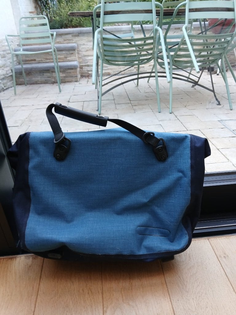 sacoche vélo bleue, Enlèvement, Utilisé, Ortlieb