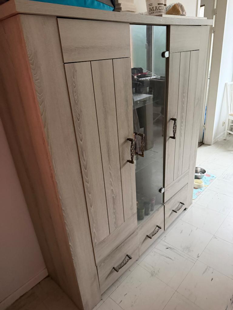 Armoire à vitrine, Avec tiroir(s), 25 à 50 cm, Comme neuf, 50 à 100 cm