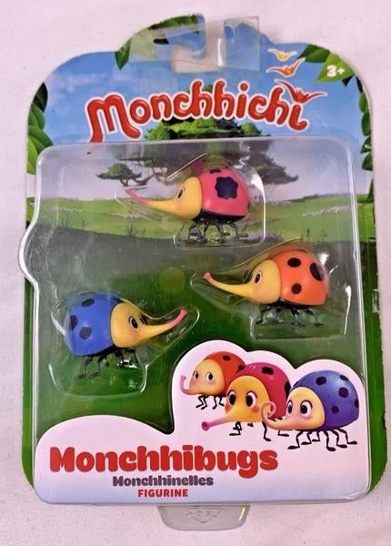 Silverlit Monchhichi Monchhibugs Set Figuren Sekiguchi nieuw, Verzenden, Zo goed als nieuw