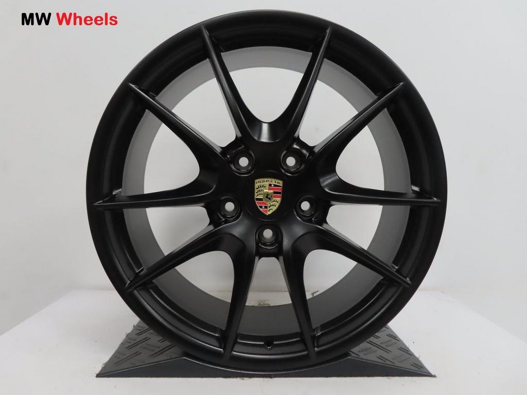 Originele Porsche Boxster Cayman 20 inch velgen satin zwart, Gebruikt, Velg(en), -, -