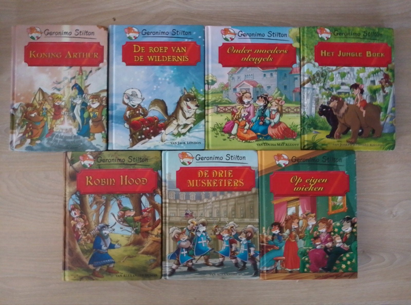 Mooi pakket Geronimo Stilton Klassiekers hardcovers, Ophalen, Zo goed als nieuw