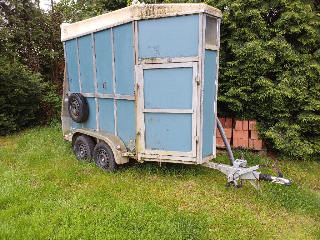 Paardenaanhangwagen bcw 1.5 paard, Dieren en Toebehoren, Paarden en Pony's | Trailers en Aanhangwagens, Ophalen, Gebruikt, Overige materialen