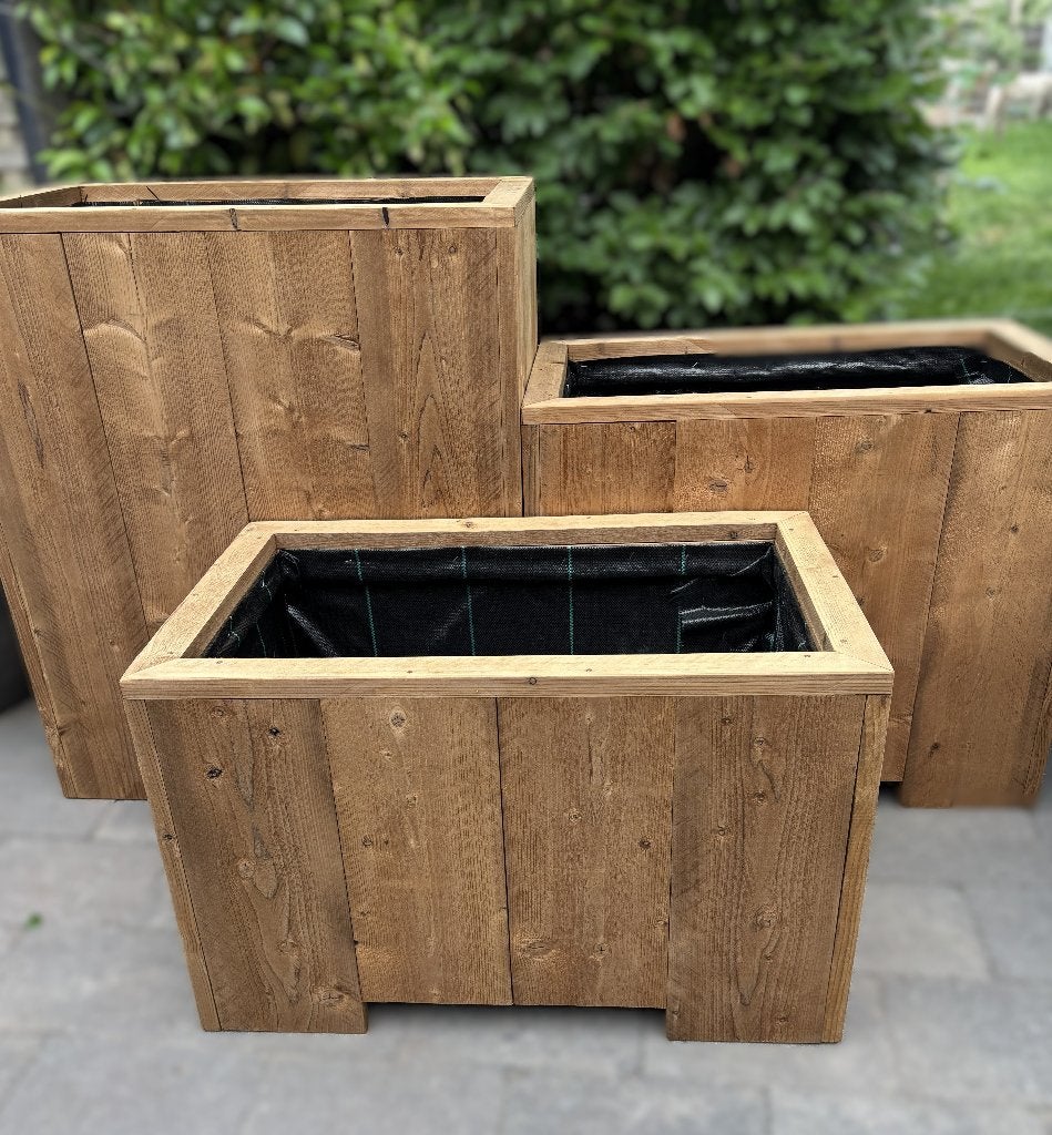 Handgemaakte Thermowood Plantenbakken–Strak&Duurzaam Design, Tuin en Terras, Nieuw, Ophalen of Verzenden, Rijkevorsel, Ma.pec