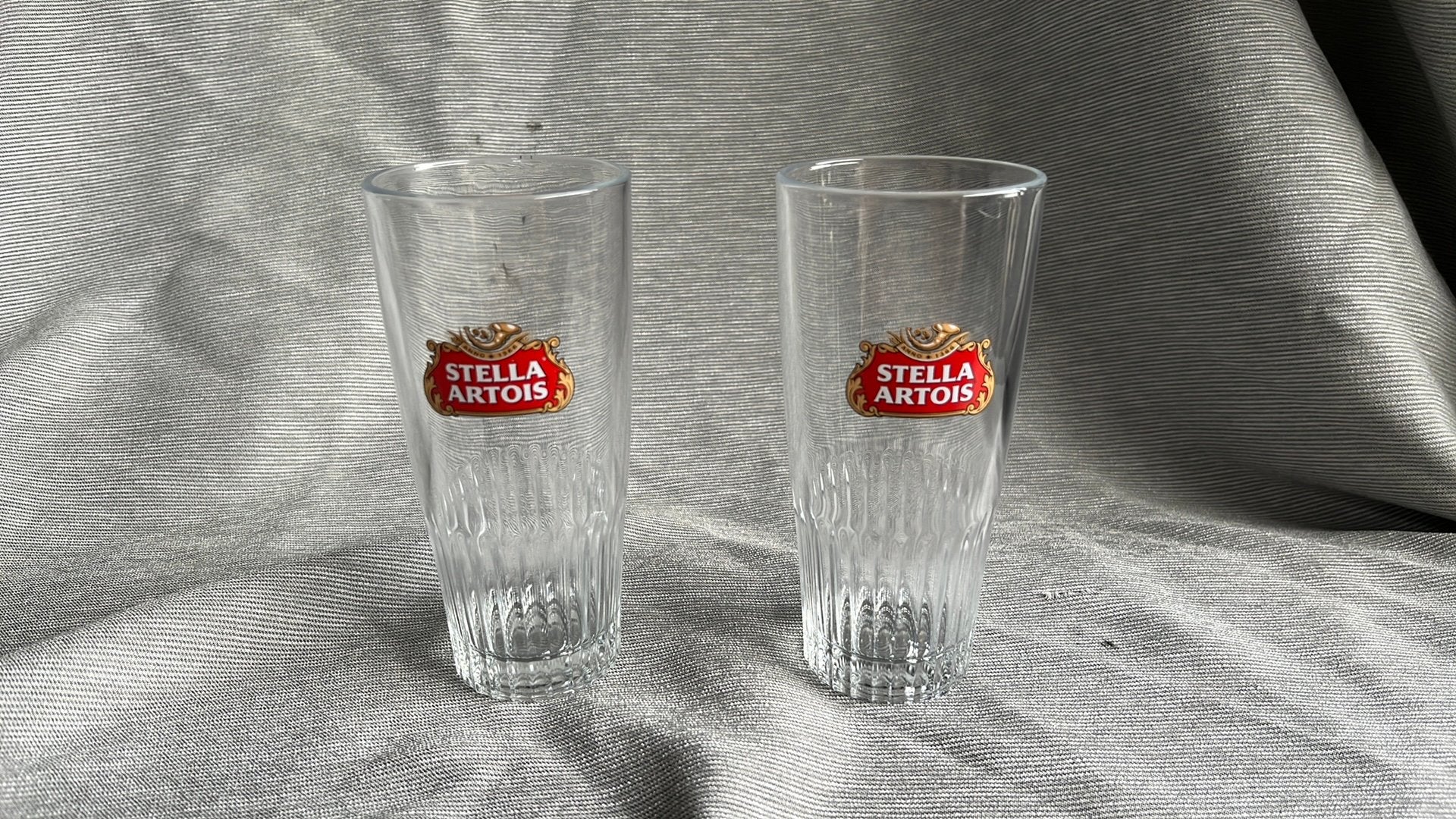 2 stella glazen, Verzamelen, Ophalen of Verzenden, Zo goed als nieuw