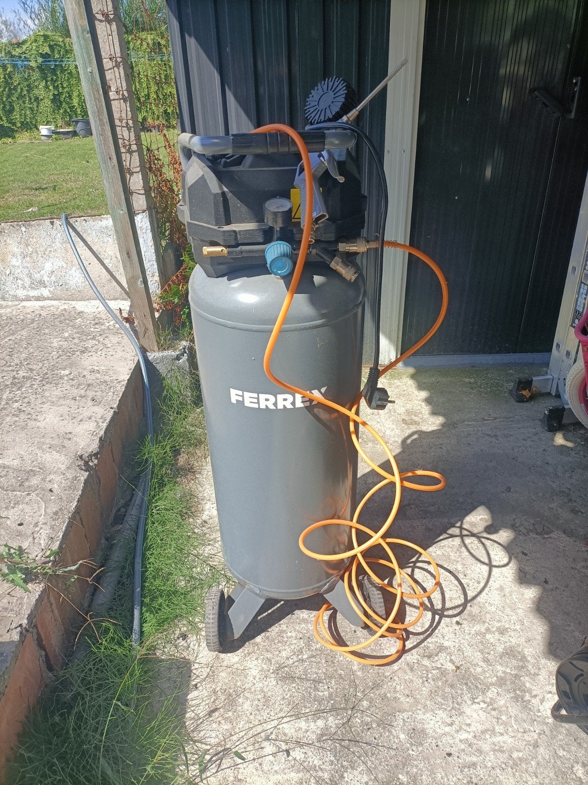 Compresseur FERREX HC51VX 50 L – Sans huile – 10 bar – 1500, Enlèvement, Comme neuf