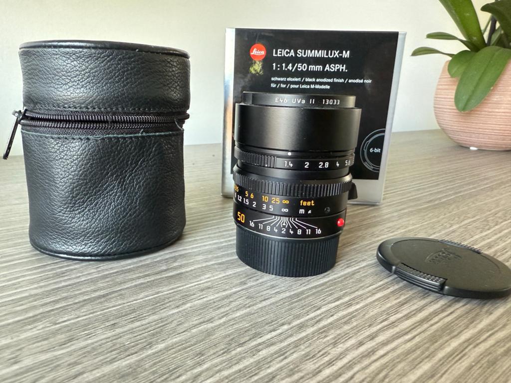 Leica 50mm 1.4 summilux asph., Ophalen of Verzenden, Gebruikt