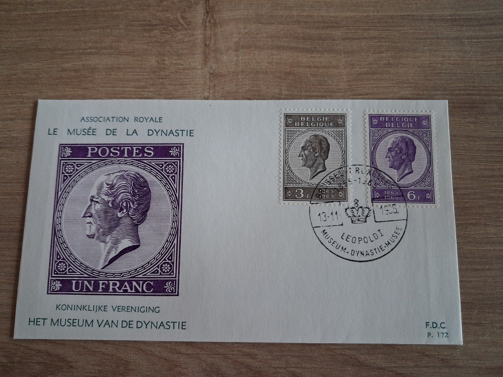 Enveloppe  commémorative 1965? Leopold I, Timbres & Monnaies, Timbres | Europe | Belgique, Enlèvement ou Envoi
