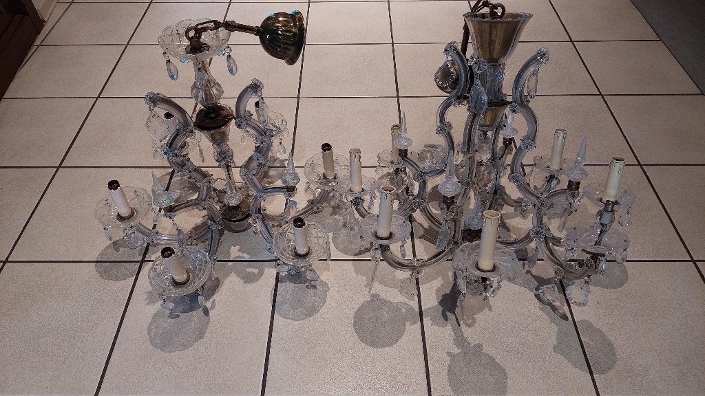 lustres, Verre, Enlèvement, Utilisé, E14 (petit)