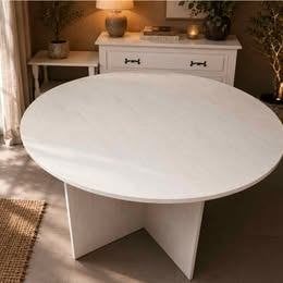 Nouvelle table ronde, Neuf, Quatre personnes, Rond, 100 à 150 cm