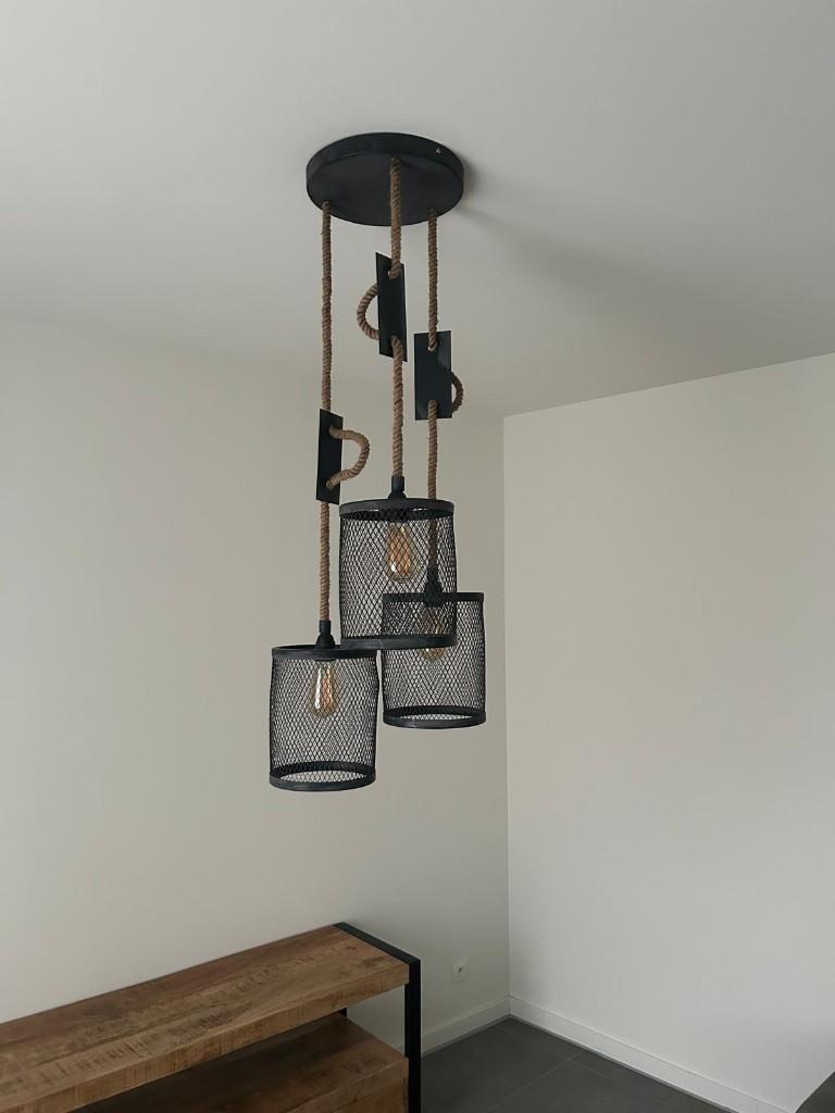 Hanglamp, Ophalen, Overige materialen, Zo goed als nieuw, Minder dan 50 cm