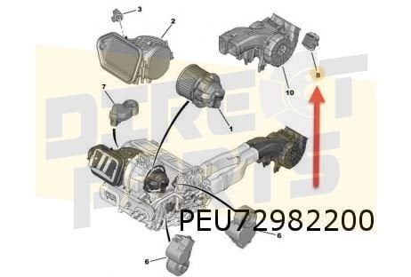 Peugeot 508 (2/11-9/18) kachelmodule achter (bij automatisch, -, -, Nieuw, Ophalen of Verzenden