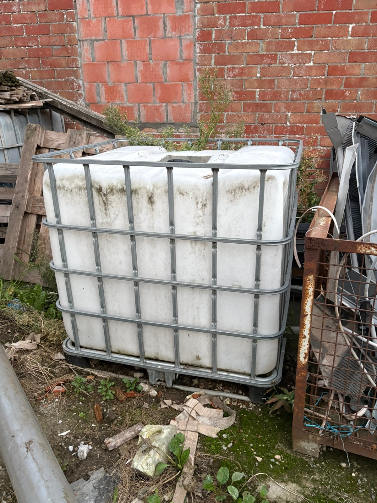 Ibc container 1000l gratis!, 150 litres ou plus, Synthétique, Enlèvement, Utilisé