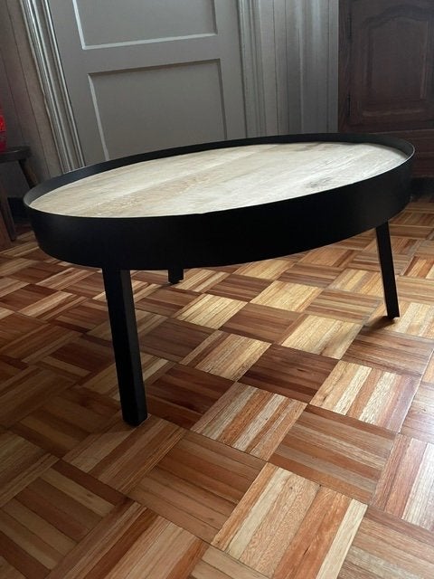 Table basse ronde, Maison & Meubles, Enlèvement, Utilisé, Rond, Autres essences de bois